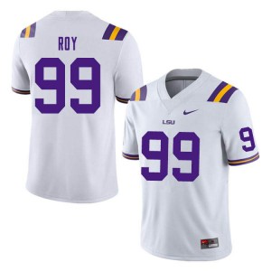Mens LSU #99 Jaquelin Roy White Player Jersey 397437-205
