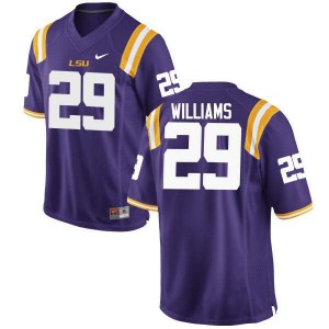 Men LSU Tigers #29 Andraez Williams Purple Stitch Jersey 975544-270