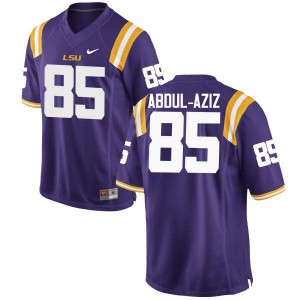 Mens Tigers #85 Jamil Abdul-Aziz Purple NCAA Jersey 685883-480