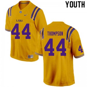 Youth LSU #44 Dylan Thompson Gold High School Jersey 486767-557