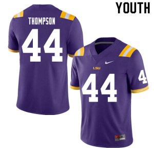 Youth LSU #44 Dylan Thompson Purple Player Jersey 274758-851